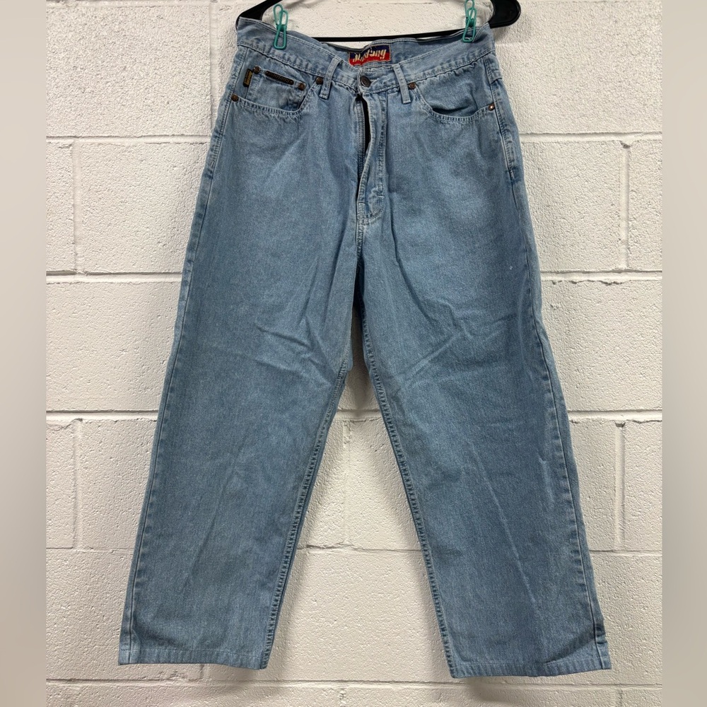 MUSTANG Y2K Vintage Wide Leg Flare Denim Jeans Women’s 33